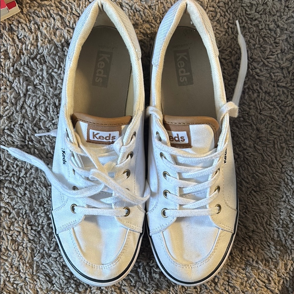 Keds Classic White Canvas Sneakers
